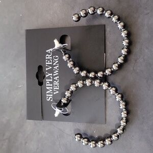 Simply Vera Vera Wang Ball Hoop Earrings